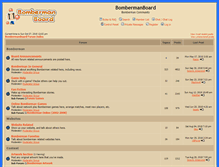 Tablet Screenshot of bombermanboard.com